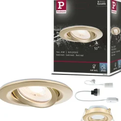 LED-alasvalo Paulmann Nova Plus IP65 Ø93mm 30° GU5.3/GU10 max. 35W 230/12V himmennettävä mattakulta