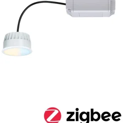 LED-alasvalo Paulmann Smart Home Zigbee 3.0, 50mm, 6W, 470lm, 230,V, 2700K, säädettävä värilämpötila, himmennettävä, satiini