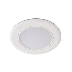 LED-alasvalo Airam Slim Duo suunnattava IP44 8W/830/840 Dim valkoinen