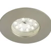 LED-alasvalo Briloner 5W IP 44 harjattu teräs