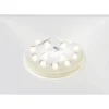 LED-alasvalo Briloner 5W IP 44 neliö valkoinen