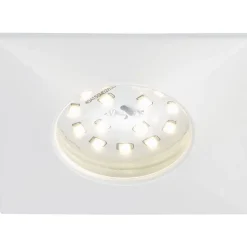 LED-alasvalo Briloner 5W IP 44 neliö valkoinen