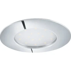 LED-alasvalo Eglo Pineda 12W Ø102mm IP44 kromi 95888