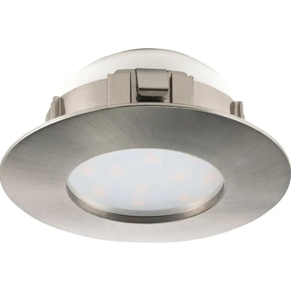 LED-alasvalo Eglo Pineda 4.9W Ø78mm IP20/44 teräs 95819
