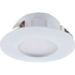 LED-alasvalo Eglo Pineda 6W Ø78mm IP20/44 valkoinen 95817