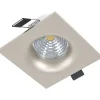 LED-alasvalo Eglo Saliceto 4000K harjattu teräs