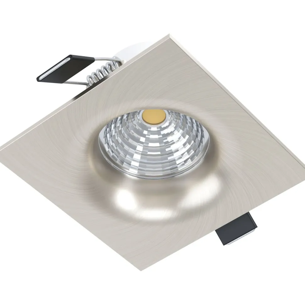 LED-alasvalo Eglo Saliceto 2700K harjattu teräs