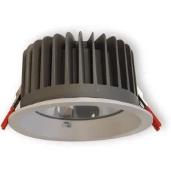 LED-alasvalo Ensto OPUS OPU30LWH IP65 3000 lm 840 valkoinen karkaistulla lasikuvulla ulkokäyttöön
