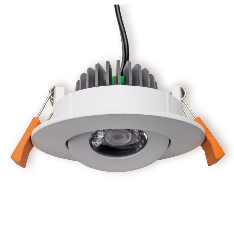 LED-alasvalo Ensto Velox ALS90NR/3K 4W/830 Ø90x41 mm IP20 valkoinen