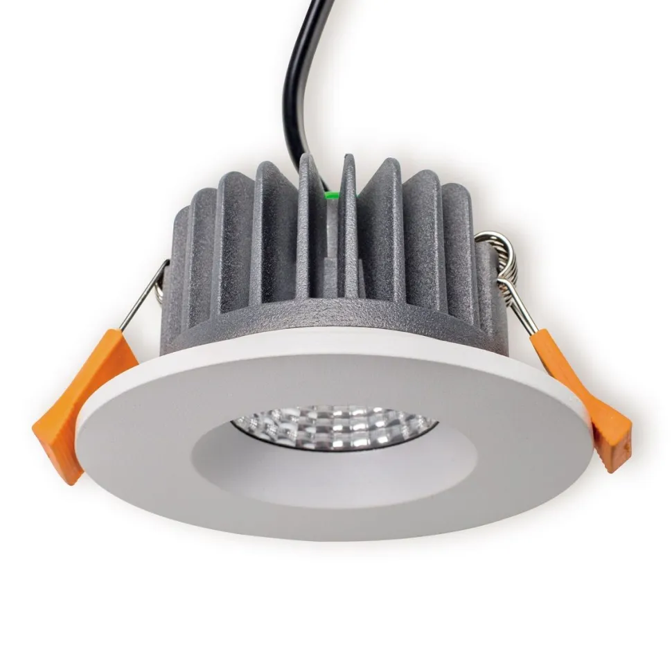 LED-alasvalo Ensto Velox ALS90WRD 9W/840 Ø90x47 mm IP44 valkoinen