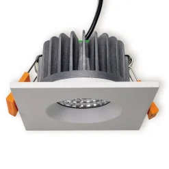LED-alasvalo Ensto Velox ALS85WSD/3K 9W/830 85x85x47 mm IP44 valkoinen