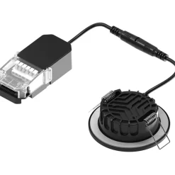 LED-alasvalo FocusLight Halo, 3 CCT, IP65/IP20, valkoinen