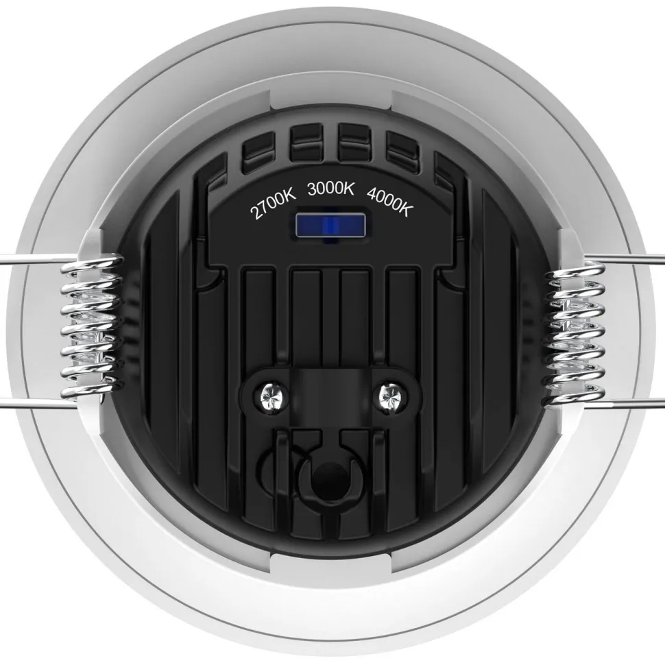 LED-alasvalo FocusLight Lumo, suunnattava, 3 CCT, IP65/IP20, musta