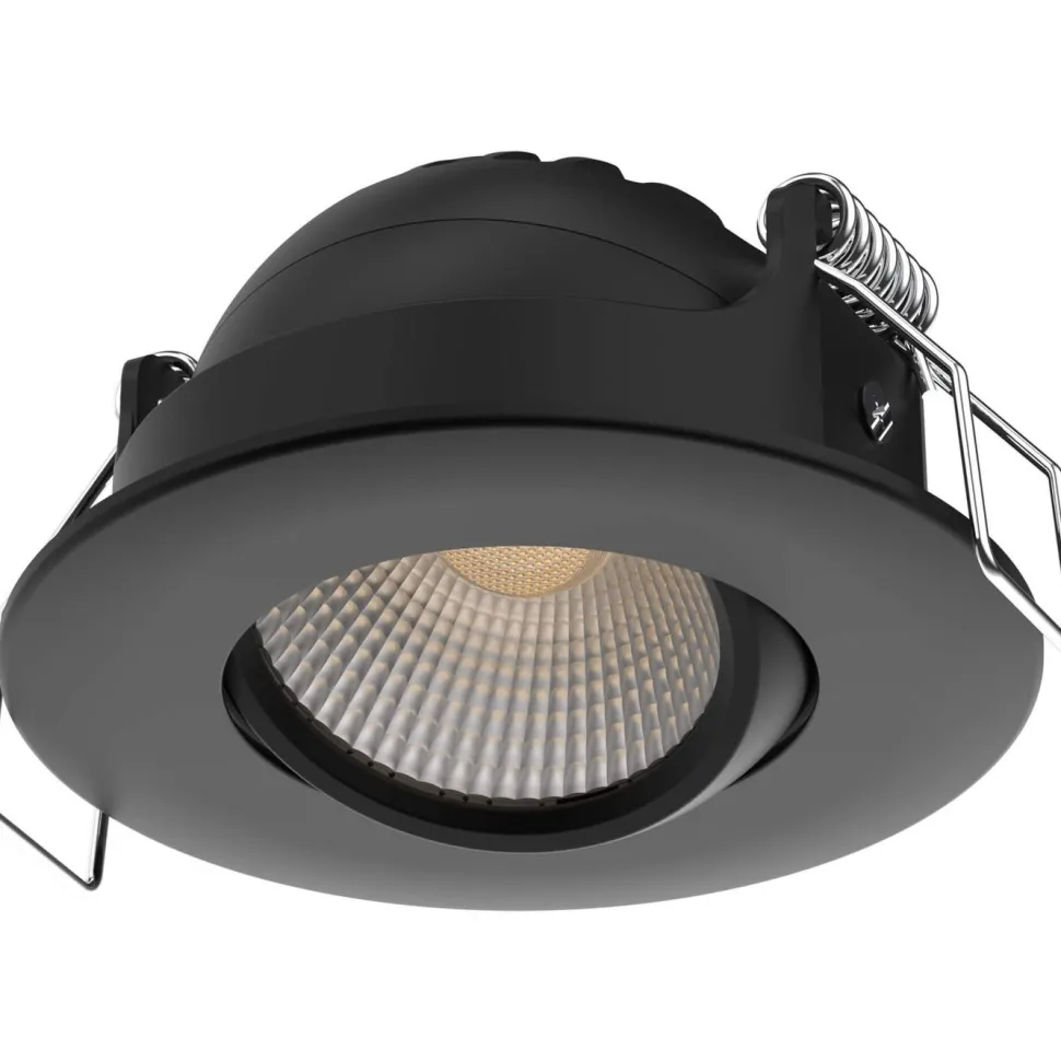 LED-alasvalo FocusLight Lumo, suunnattava, 3 CCT, IP65/IP20, musta