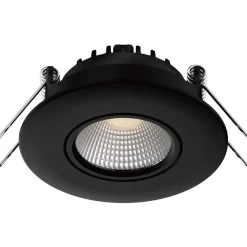 LED-alasvalo FocusLight Lumo, suunnattava, 3 CCT, IP65/IP20, musta