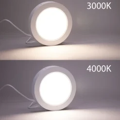 LED-alasvalo FTLIGHT Koala 18W IP43 1500lm 3000/4000K himmennettävä valkoinen