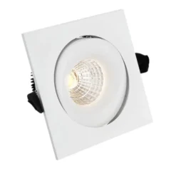 LED-alasvalo FTLIGHT QSPOT 5W IP44 4000K himmennettävä valkoinen