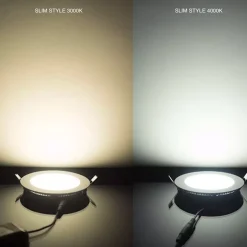 LED-alasvalo FTLIGHT Slim Style Basic 20W IP44 1400lm 3000K