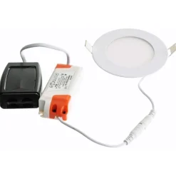 LED-alasvalo FTLIGHT Slim Style High Power 6W 3000K IP20/IP44 himmennettävä