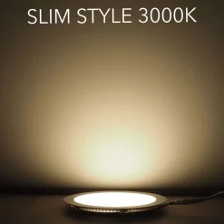 LED-alasvalo FTLIGHT Slim Style High Power 12W 4000K IP20/IP44 himmennettävä