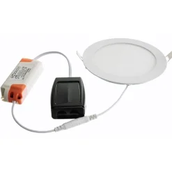 LED-alasvalo FTLIGHT Slim Style High Power 12W 4000K IP20/IP44 himmennettävä