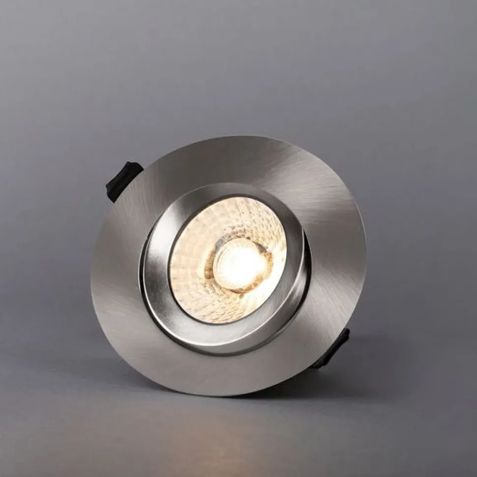 LED-alasvalo Hide-a-lite Comfort G3 Tilt 2700K teräs