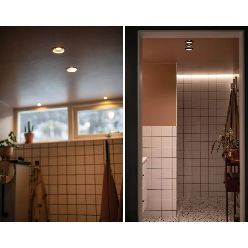 LED-alasvalo Hide-a-lite Level Quick ISO säädettävä musta