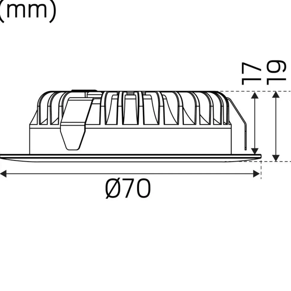LED-alasvalo Hide-a-lite 1202 Multi 12V valkoinen 3000K