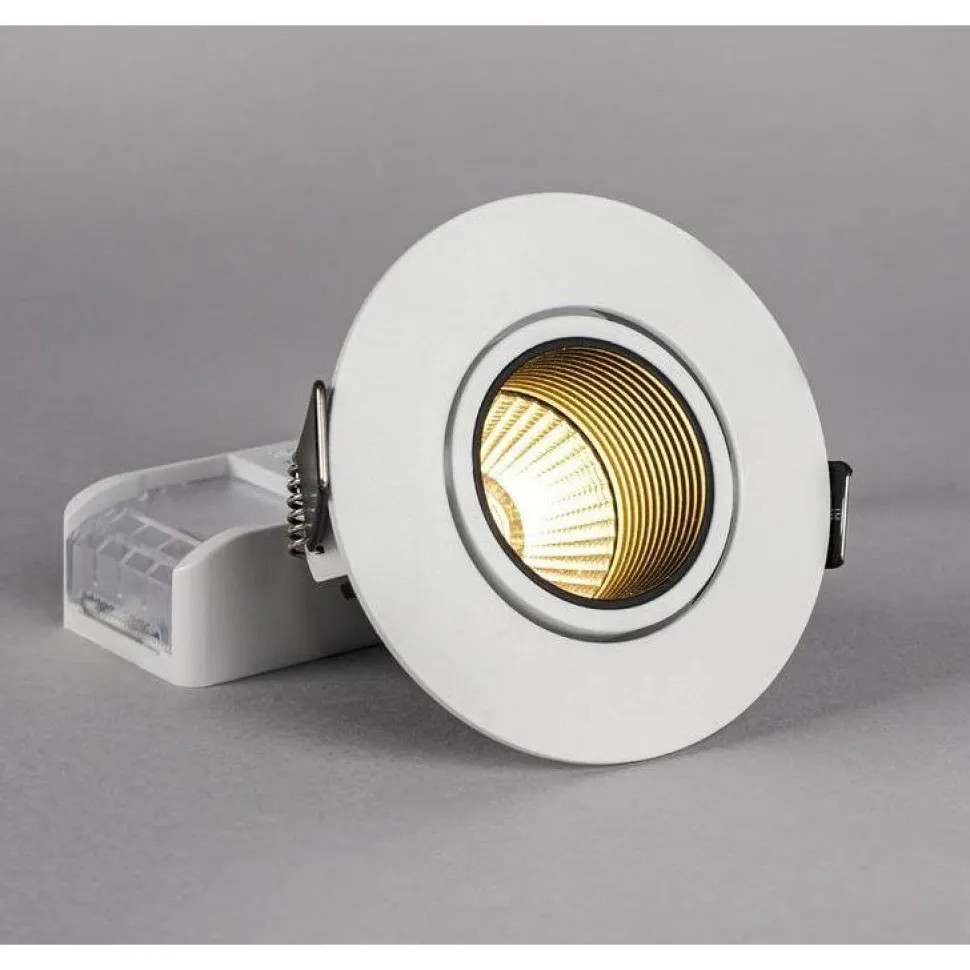 LED-alasvalo Hide-a-lite Optic Focus säädettävä valkoinen