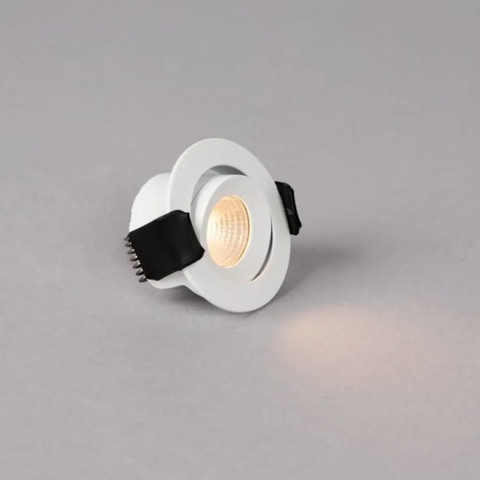 LED-alasvalo Hide-a-lite Optic XS Tilt Tune valkoinen