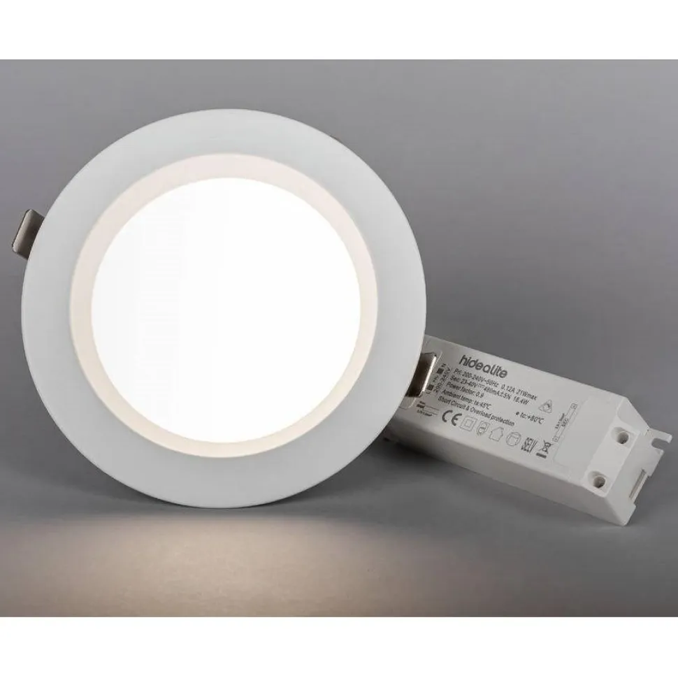 LED-alasvalo Hide-a-lite Plano Basic 170 valkoinen