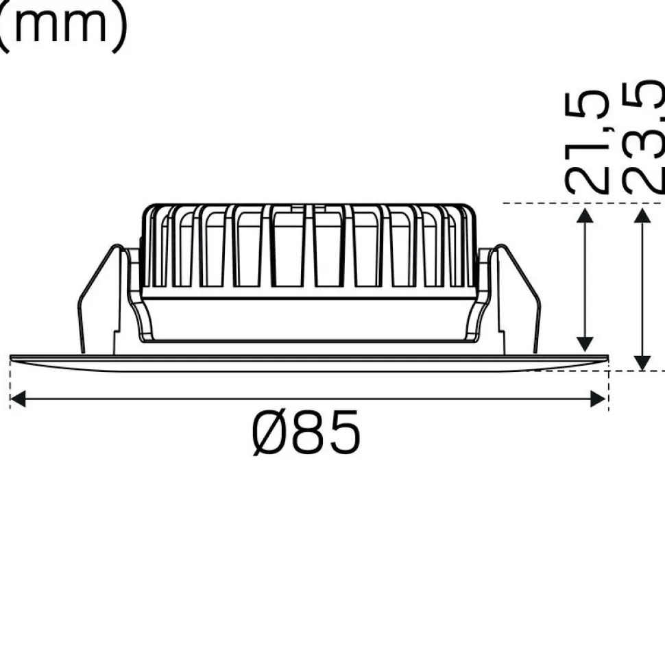 LED-alasvalo Hide-a-lite 1218 12V valkoinen 3000K