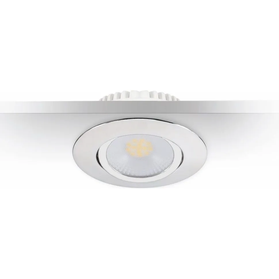 LED-alasvalo Malmbergs MD-230 5W, IP44, kromi