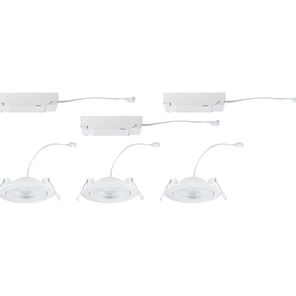 LED-alasvalo Paulmann Aumus Ø105mm upotettava 90° 5W 700lm himmennettävä 2700-6500K