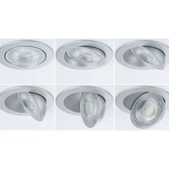 LED-alasvalo Paulmann Aumus Ø105mm upotettava 90° 5W 700lm himmennettävä 2700-6500K