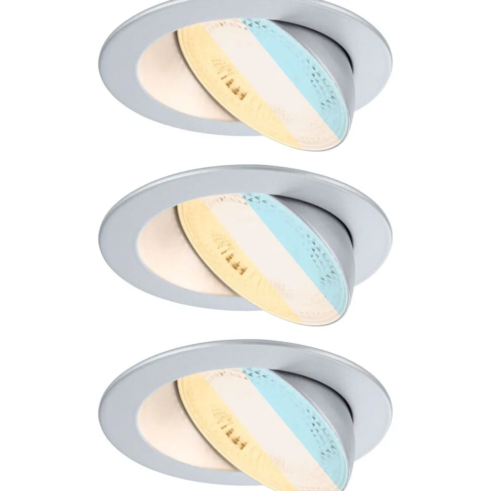 LED-alasvalo Paulmann Aumus Ø105mm upotettava 90° 5W 700lm himmennettävä 2700-6500K