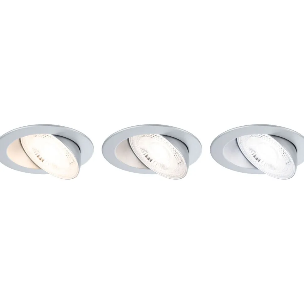 LED-alasvalo Paulmann Aumus Ø105mm upotettava 90° 5W 700lm himmennettävä 2700-6500K