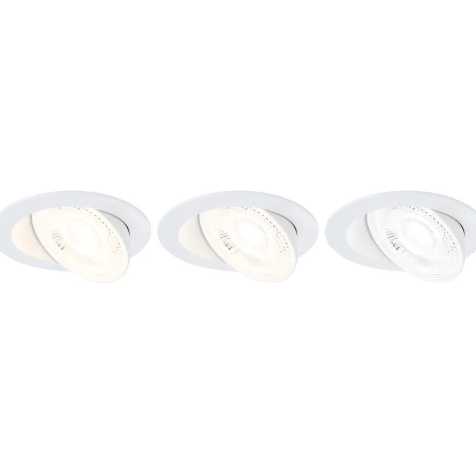 LED-alasvalo Paulmann Aumus Ø105mm upotettava 90° 5W 700lm himmennettävä 2700-6500K
