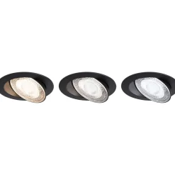 LED-alasvalo Paulmann Aumus Ø105mm upotettava 90° 5W 700lm himmennettävä 2700-6500K