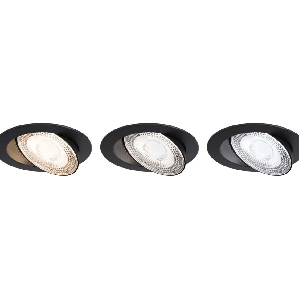 LED-alasvalo Paulmann Aumus Ø105mm upotettava 90° 5W 700lm himmennettävä 2700-6500K