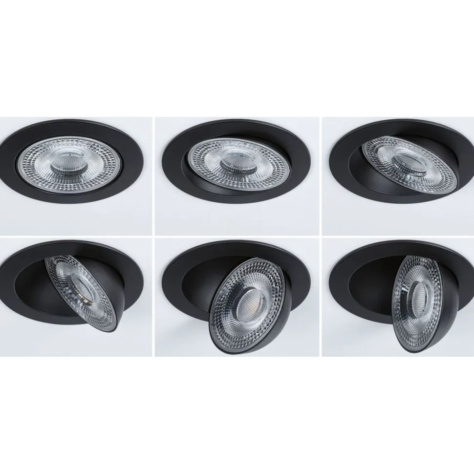 LED-alasvalo Paulmann Aumus Ø105mm upotettava 90° 5W 700lm himmennettävä 2700-6500K