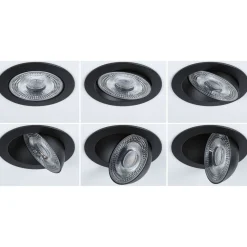 LED-alasvalo Paulmann Aumus Ø105mm upotettava 90° 5W 700lm himmennettävä 2700-6500K