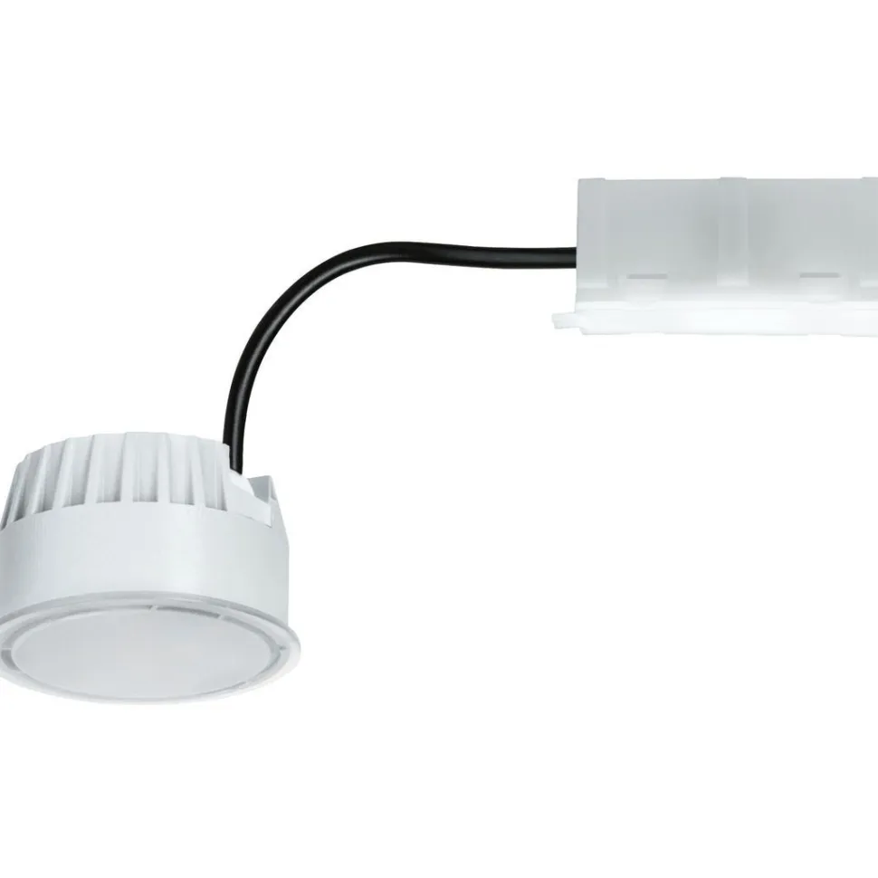 LED-alasvalo Paulmann Base Coin, 51mm, 5W, 370lm, 3000K, himmennettävä, opaali