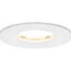 LED-Alasvalo Paulmann Coin Ø78mm himmennettävä IP65 2700K valkoinen