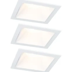 LED-alasvalo Paulmann Cole IP44 88x88mm 6W 470lm himmennettävä