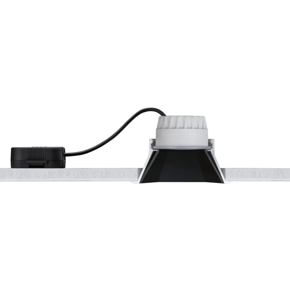 LED-alasvalo Paulmann Cole IP44 88x88mm 6W 470lm himmennettävä