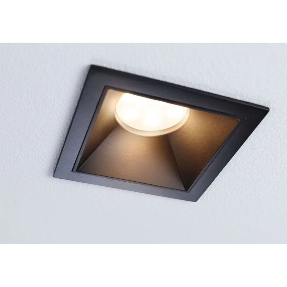 LED-alasvalo Paulmann Cole IP44 88x88mm 6W 470lm himmennettävä