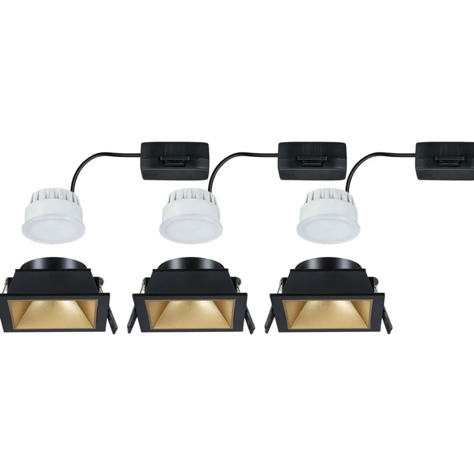 LED-alasvalo Paulmann Cole IP44 88x88mm 6W 470lm himmennettävä