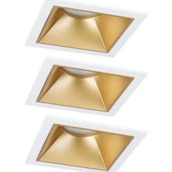 LED-alasvalo Paulmann Cole IP44 88x88mm 6W 470lm himmennettävä