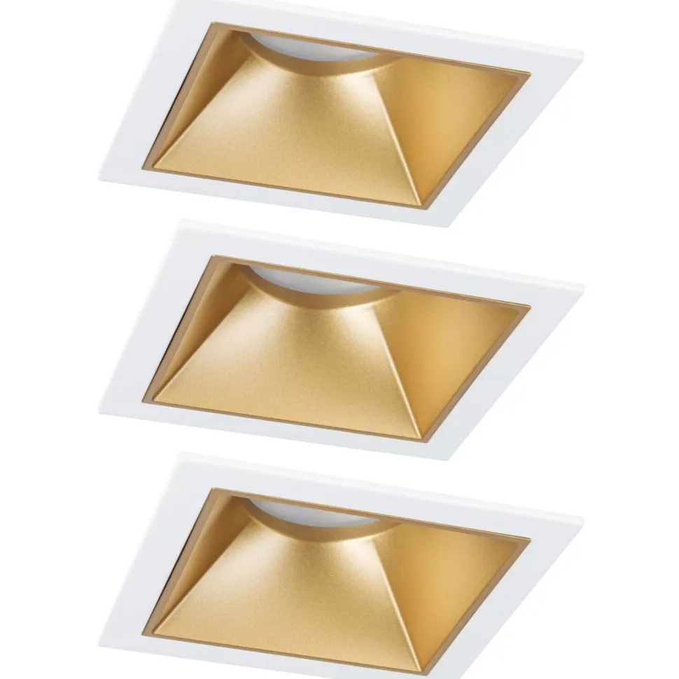 LED-alasvalo Paulmann Cole IP44 88x88mm 6W 470lm himmennettävä